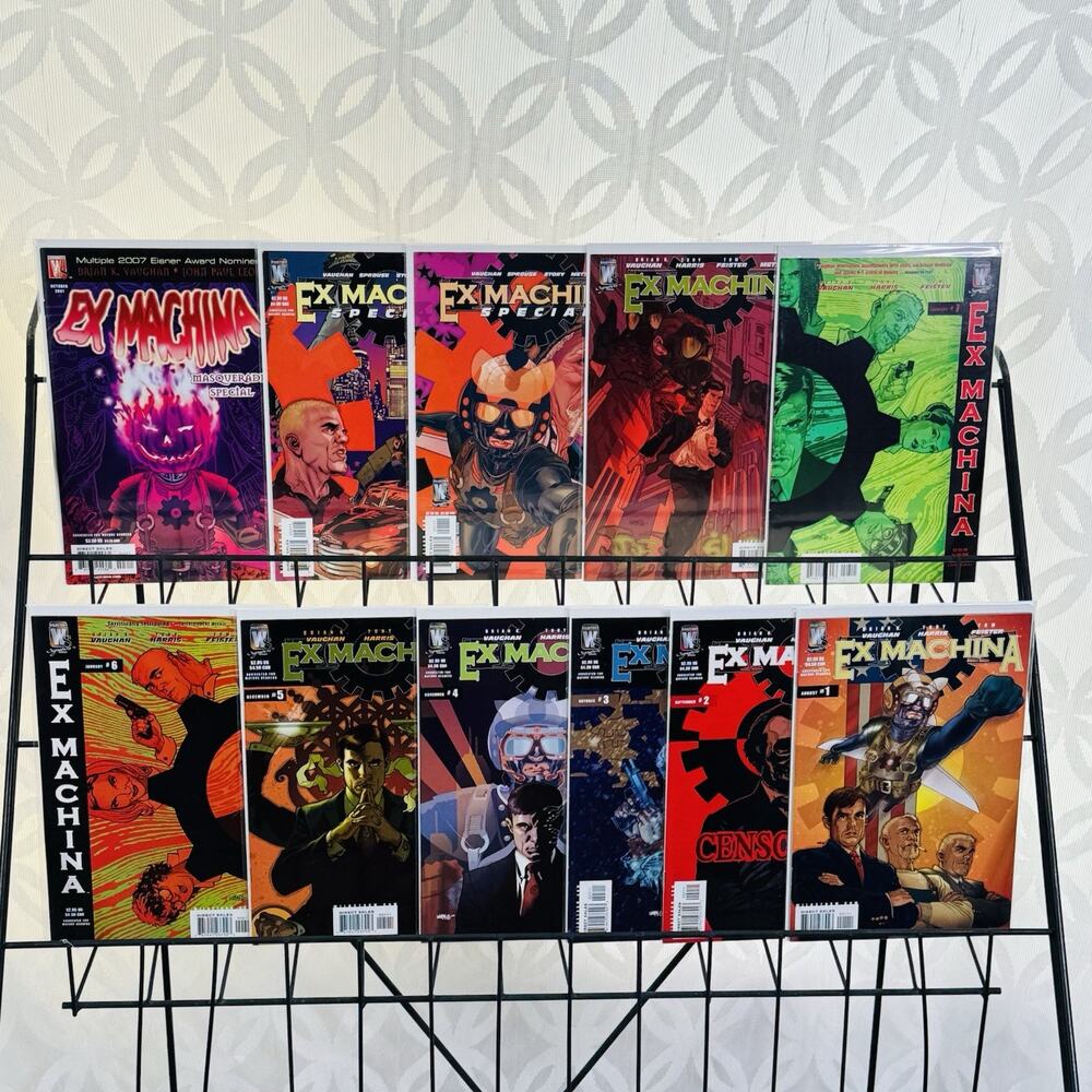 Ex Machina 1-8 Special 1-2 & Masquerade Special 1 Lot (2004 Wildstorm)‎